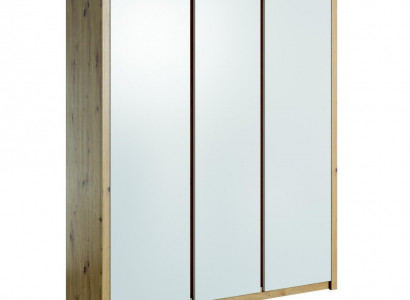 Wardrobes Mirror Wood Wardrobe Furniture Cabinets Clothes Closet New